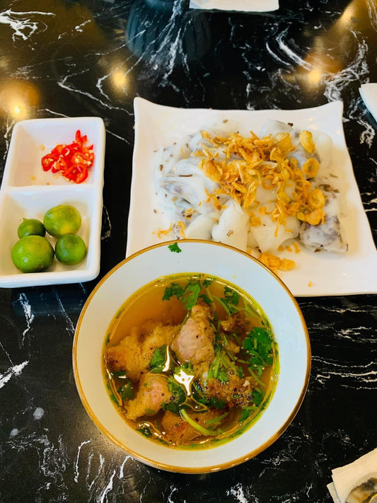 Bánh Cuốn Nóng Thịt Nướng - 1 xiên