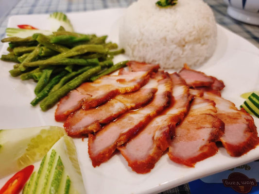 Cơm Thịt Heo Quay Xá Xíu